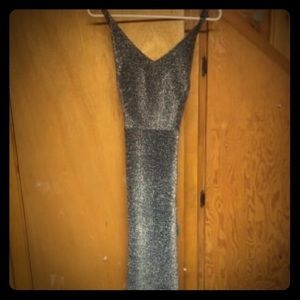 Silver sparkle dress